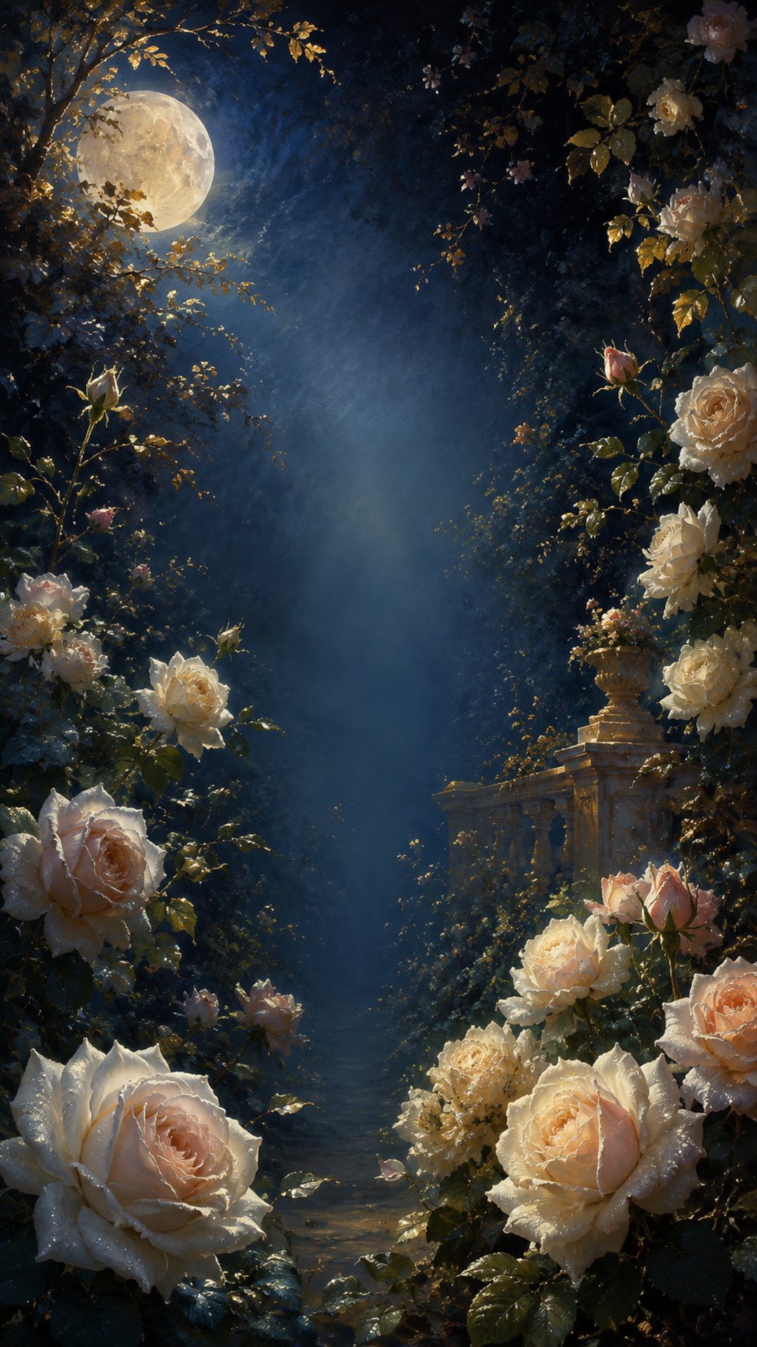 Moonlit Roses